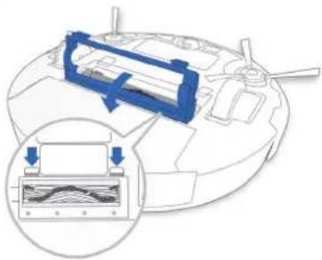 ECOVACS DEEBOT 711S - Cepillo principal - 1