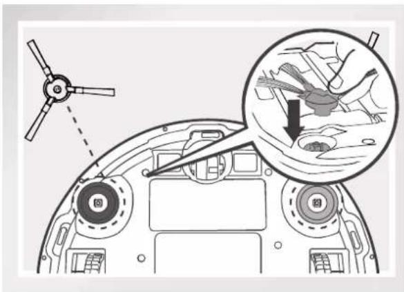 ECOVACS DEEBOT N79T - Install Side Brushes - 1