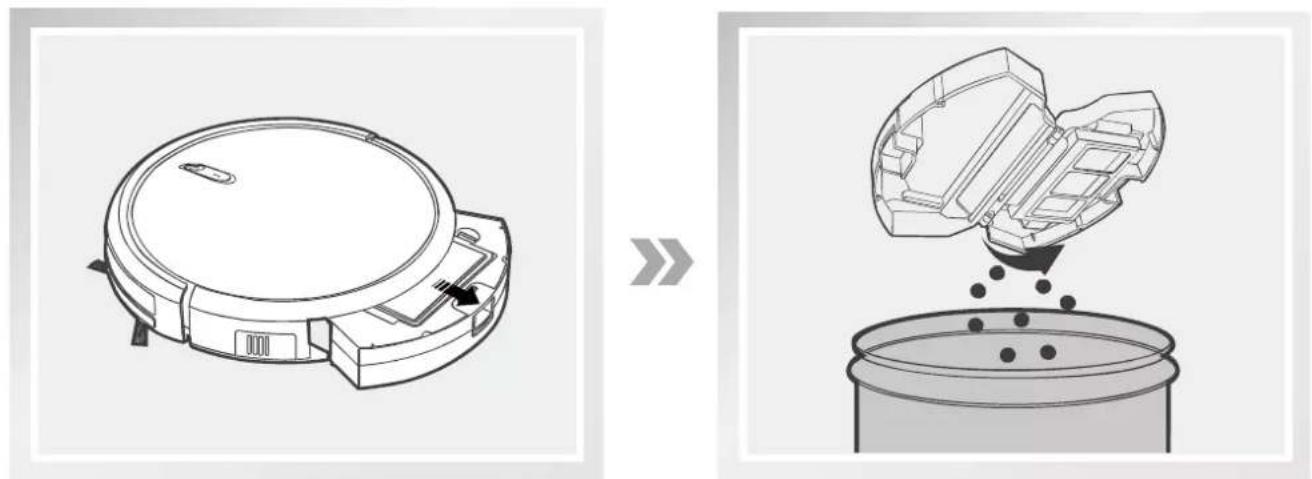 ECOVACS DEEBOT N79T - Recipiente para el polvo y filtros - 1