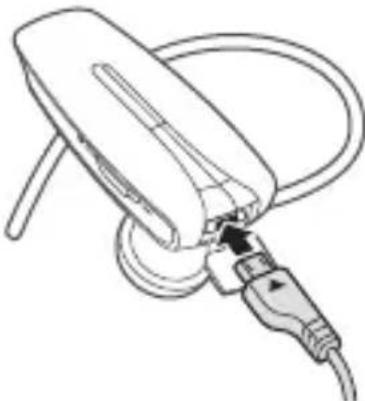 SAMSUNG HM1300 - Charging the headset - 1