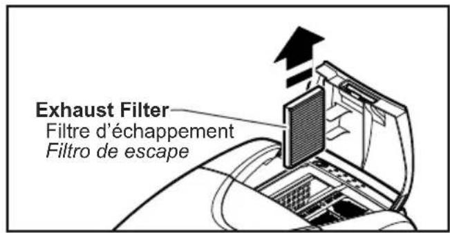 PANASONIC MCCG937 - Exhaust Filter Changing - 2