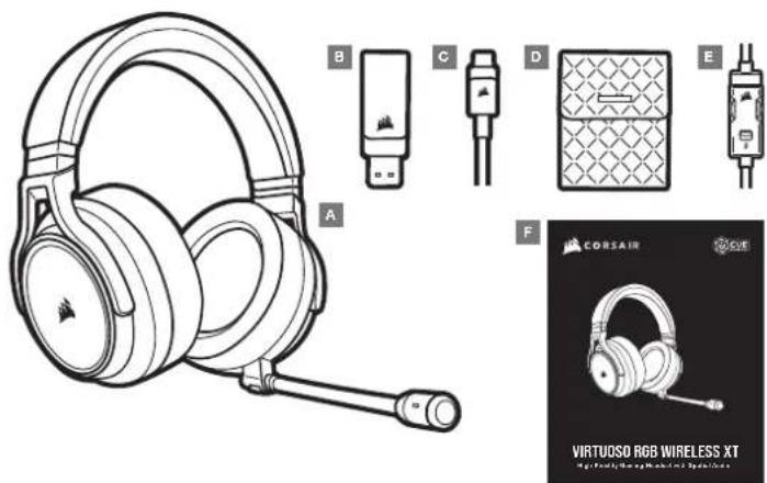 CORSAIR Virtuoso RGB Wireless XT - 1