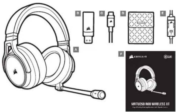 CORSAIR Virtuoso RGB Wireless XT - 1