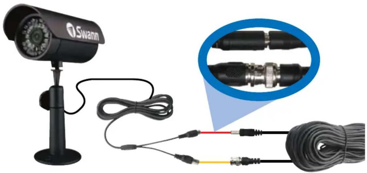 SWANN MaxiBrite PNP150 - Connection Guide - 1