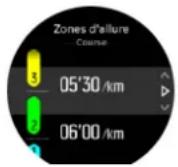 SUUNTO 9 Peak - Définir les zones d'allure - 1