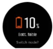 SUUNTO 9 Peak - Notifications de la batterie - 1
