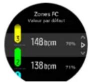 SUUNTO 9 Peak - Définir les zones FC par défaut - 1