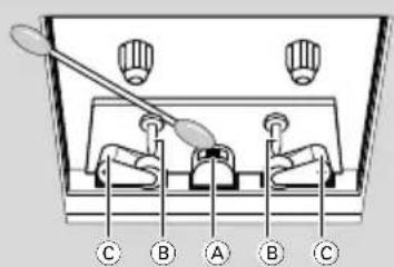 PHILIPS MCD280 - Nettoyage de la tête de lecture et des rouleaux des cassettes audio - 1