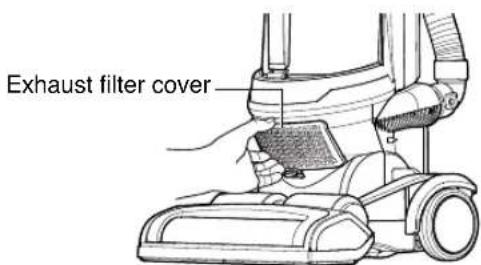 LG LuV200R - To Clean the HEPA Filter: - 1