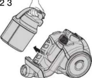 SAMSUNG SC12F50 - When to clean the dust filter - 5