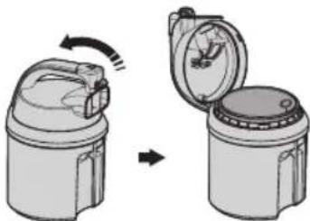 SAMSUNG SC12F50 - When to clean the dust filter - 6