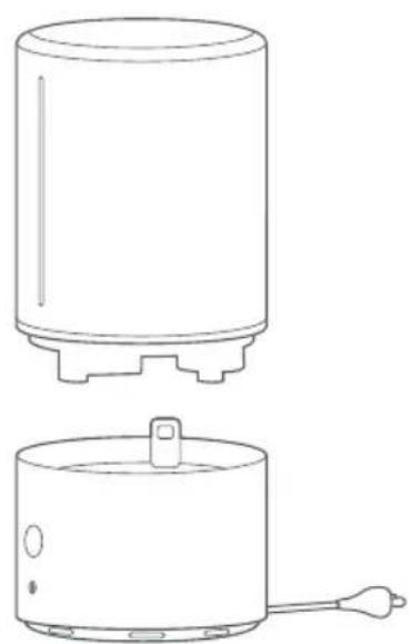 Xiaomi Mi Smart Antibacterial Humidifier - Montaż - 2