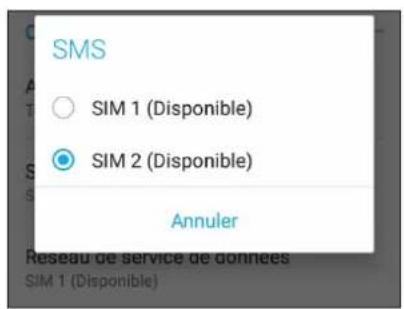 ASUS ZenFone Live L2 - Affecter une carte SIM aux SMS - 1