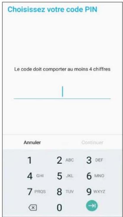 ASUS ZenFone Live L2 - Code PIN - 1