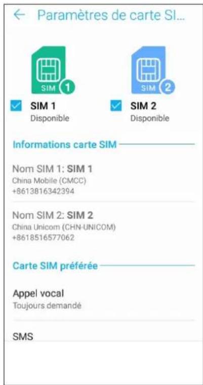 ASUS ZenFone Live L2 - Fonctionnalités multi SIM - 1