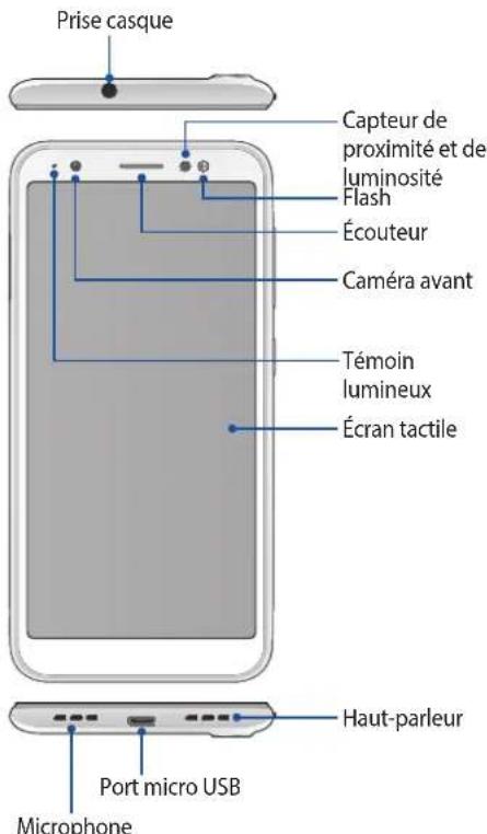 ASUS ZenFone Live L2 - Composants et fonctionnalités - 1