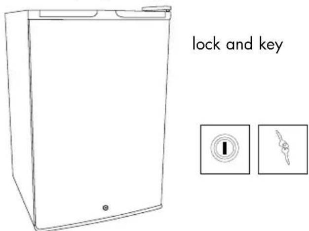Summit CM420ESBL - NOTE: Keep keys away from children. - 1