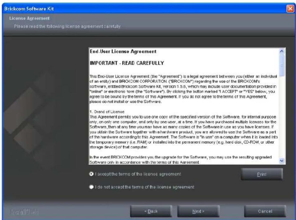 Brickcom OB500Af - Software Installation - 3
