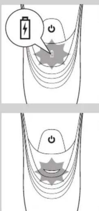 PHILIPS AquaTouch AT884 - AT799 Oplaadaanduidingen - 1