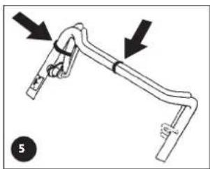 Rover Pro Cut 560 - REMOVING THE PACKAGING TIES FROM THE CONTROL HANDLES - 2