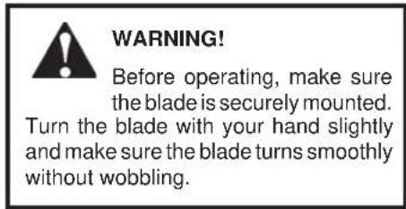 Shindaiwa B450 - Installing a Blade - 4