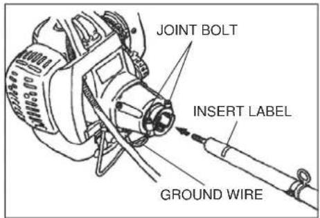 Shindaiwa B450 - Assembly of the Outer Tube - 1