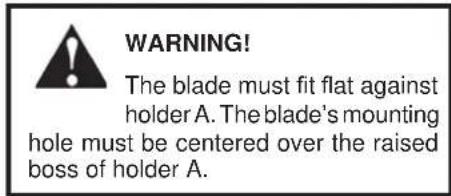 Shindaiwa B450 - Installing a Blade - 3