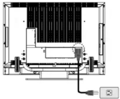 Tatung V42NAFC - Allumage de l'écran LCD - 1