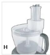 BLACK & DECKER PowerPro FP2620S - COMMENT TRANCHER OU DECHIQUETER DES ALIMENTS DANS LE BOL : - 1