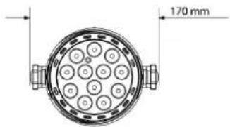 Fun Generation LED Pot 12x1W - Données techniques - 2