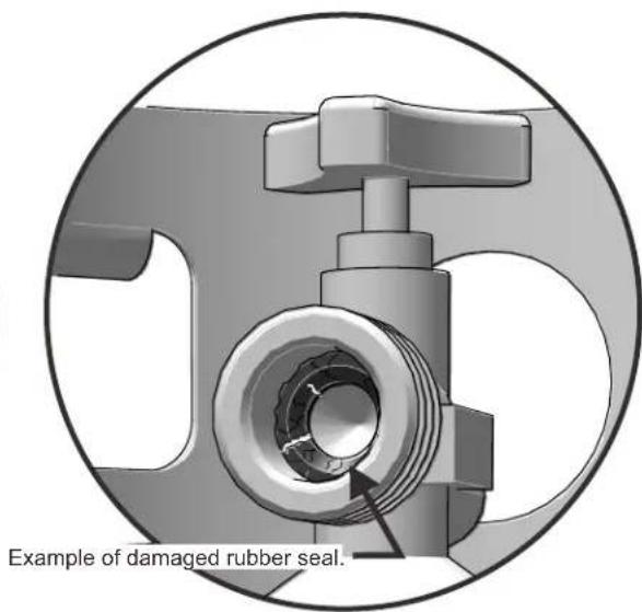 CHAR BROIL Performance 463274419 - LP GAS CYLINDER RUBBER SEAL INSPECTION. - 2