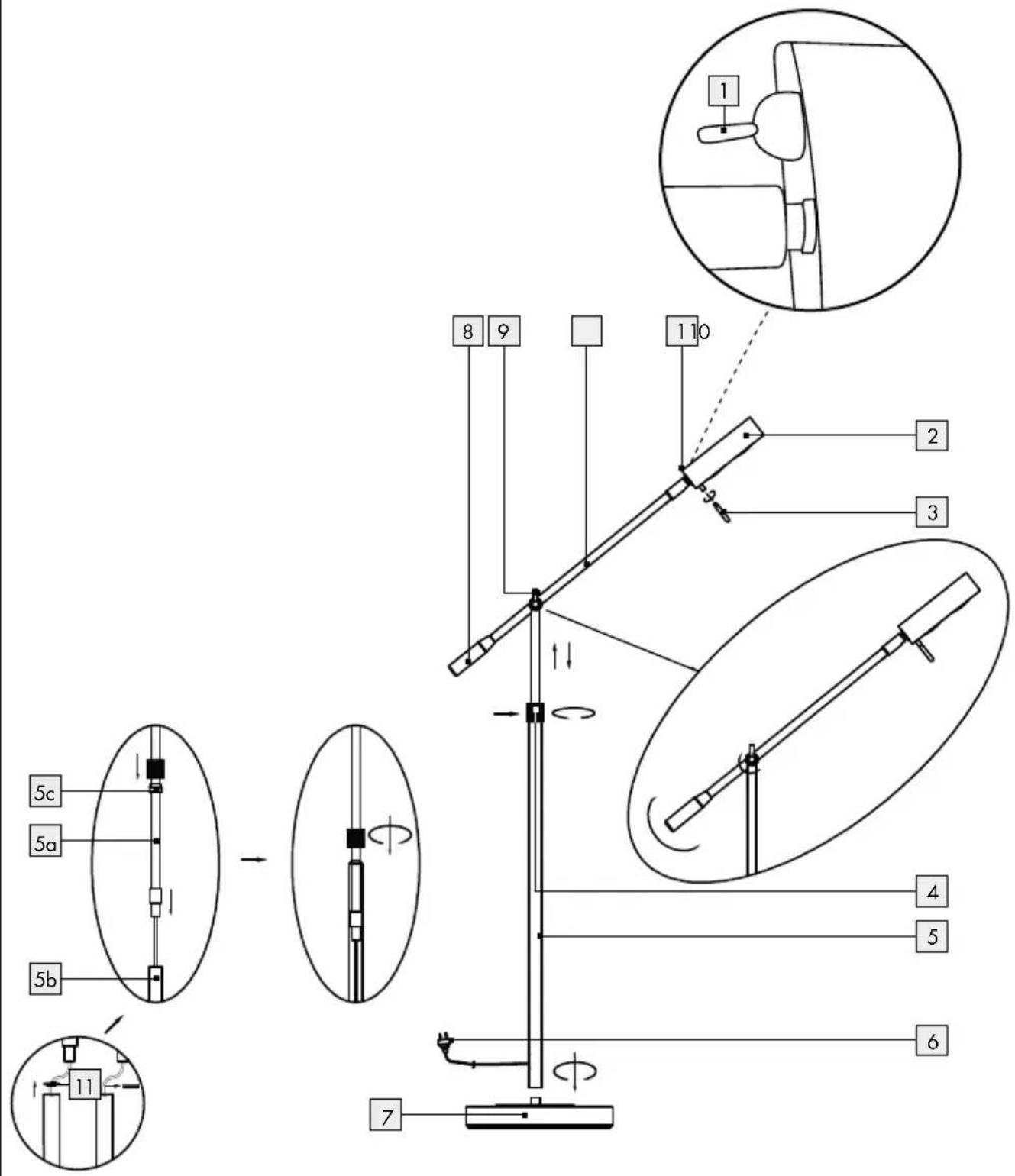 Livarno Lux IAN 285602 - LED FLOOR LAMP - 2