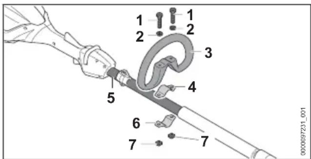 STIHL HLA 86 - Beugelhandgreep monteren (HLA 66) - 1