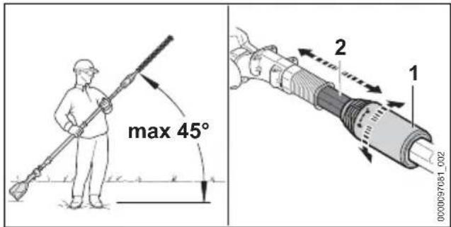 STIHL HLA 86 - Schaflänge einstellen (HLA 86) - 1
