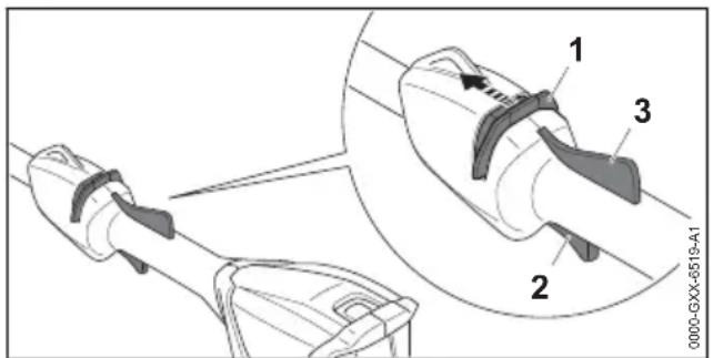 STIHL HLA 86 - Heckenschneider einschalten - 1