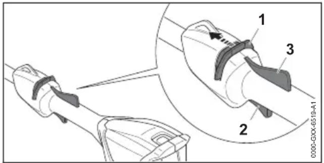 STIHL HLA 86 - Heggensnoeier inschakelen - 1