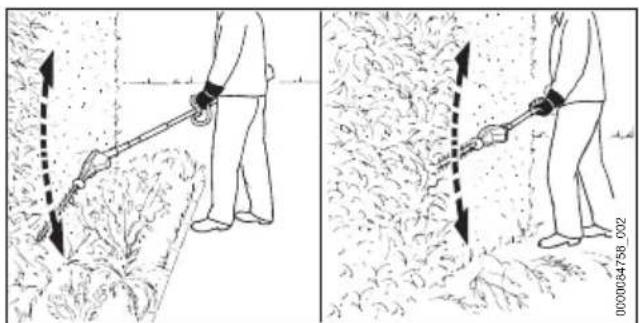 STIHL HLA 86 - Cutting the side of the hedge - 1