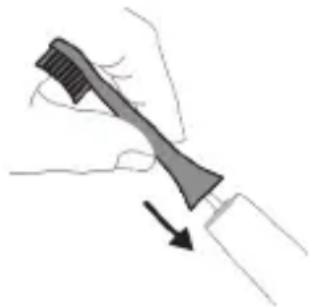 PHILIPS Sonicare ExpertClean 7300 HX9641 - Прикачување на главата на четката - 1