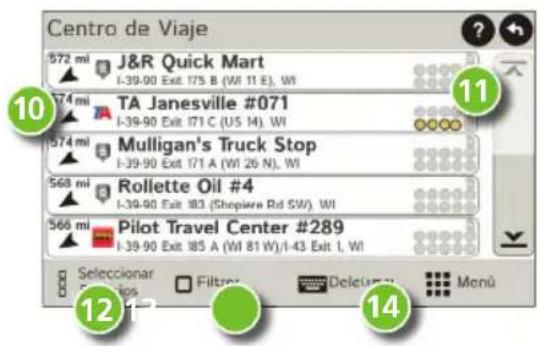 Rand McNally IntelliRoute TND 730 - Encontrar un punto de interés (POI) - continuación - 1
