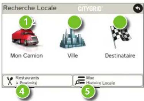 Rand McNally IntelliRoute TND 730 - Recherche Locale - 2