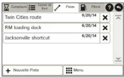 Rand McNally IntelliRoute TND 730 - Affichage des pistes et du carburant - 1