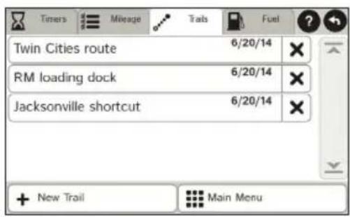 Rand McNally IntelliRoute TND 730 - View Trails and Fuel - 1