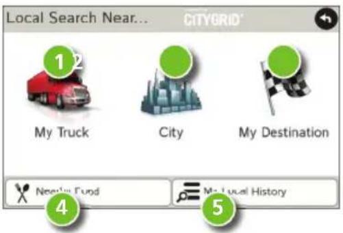 Rand McNally IntelliRoute TND 730 - Local Search - 1
