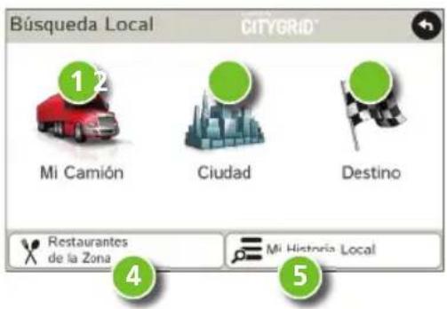Rand McNally IntelliRoute TND 730 - Búsqueda Local - 1