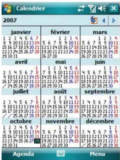 AIRIS T482 - Vues du Calendrier - 5