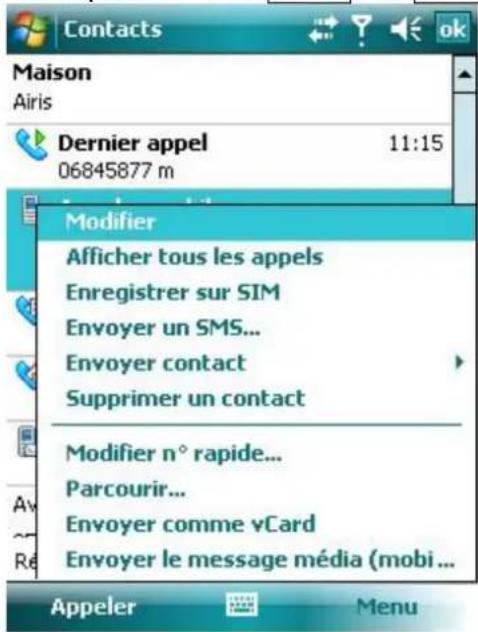 AIRIS T482 - Editor un Contact - 1
