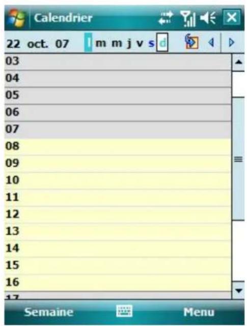 AIRIS T482 - Vues du Calendrier - 2