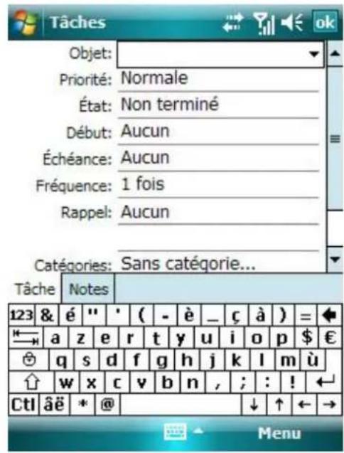 AIRIS T482 - Ajouter une tâche à votre téléphone - 2