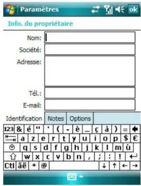 AIRIS T482 - Information Personelle - 6