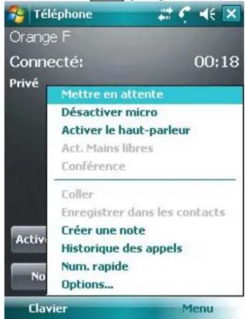 AIRIS T482 - Pendant un Appel - 2